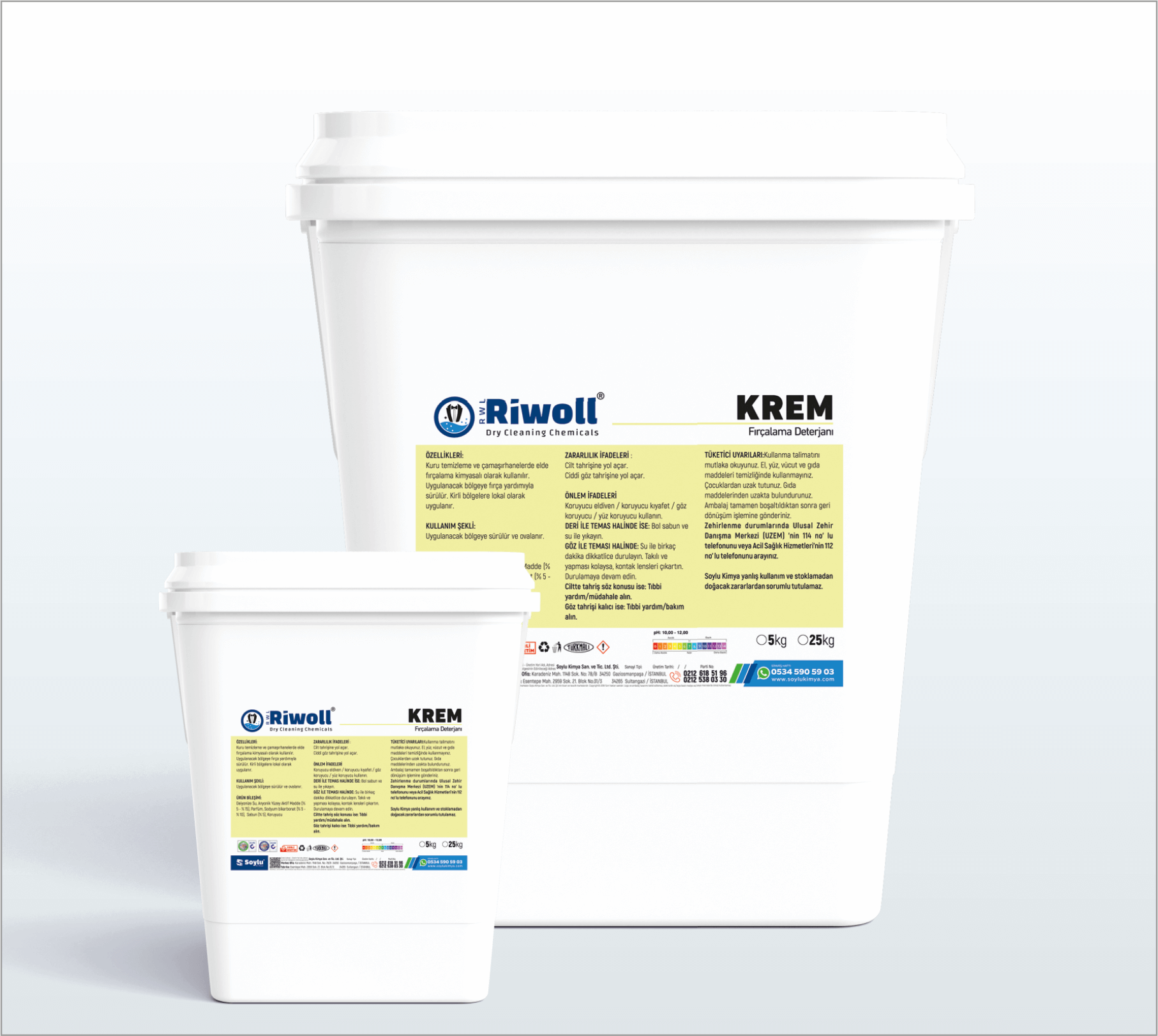 RWL Riwoll Krem Fırçalama Deterjanı